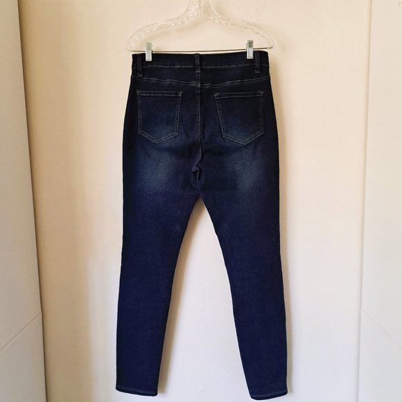Giselle V. Denim Juniors Skinny Blue Jeans Size 11 Preowned Good Condition - Picture 3 of 11